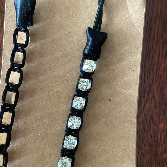 Adorable Ties Large Crystals Stretch Headband - Picture 2 of 3